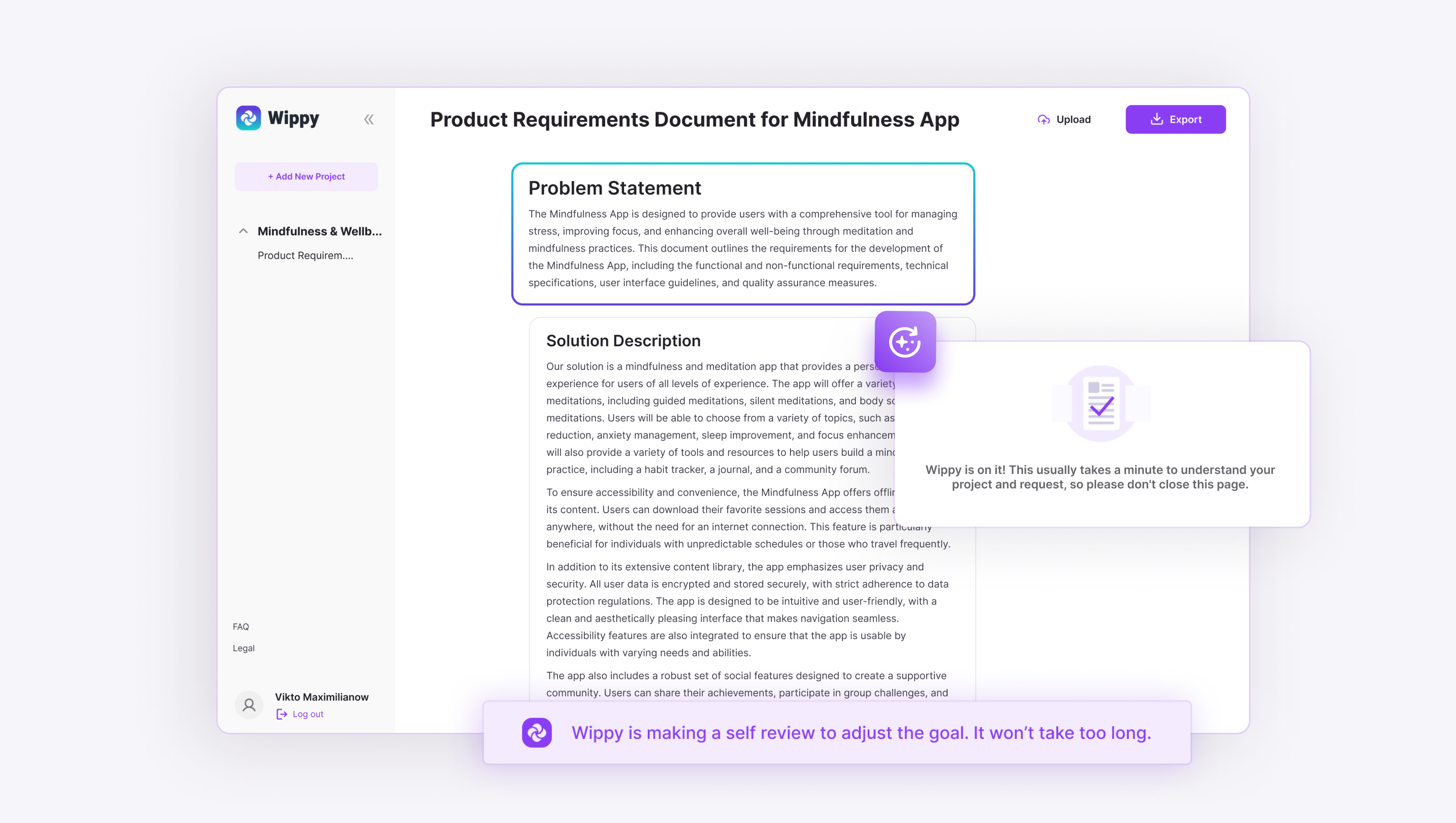 Challenge for project