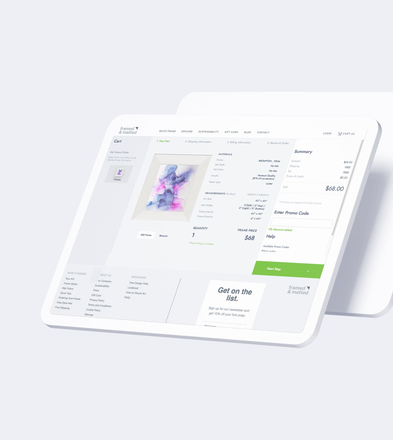 Framed and Matted - Strategy 01