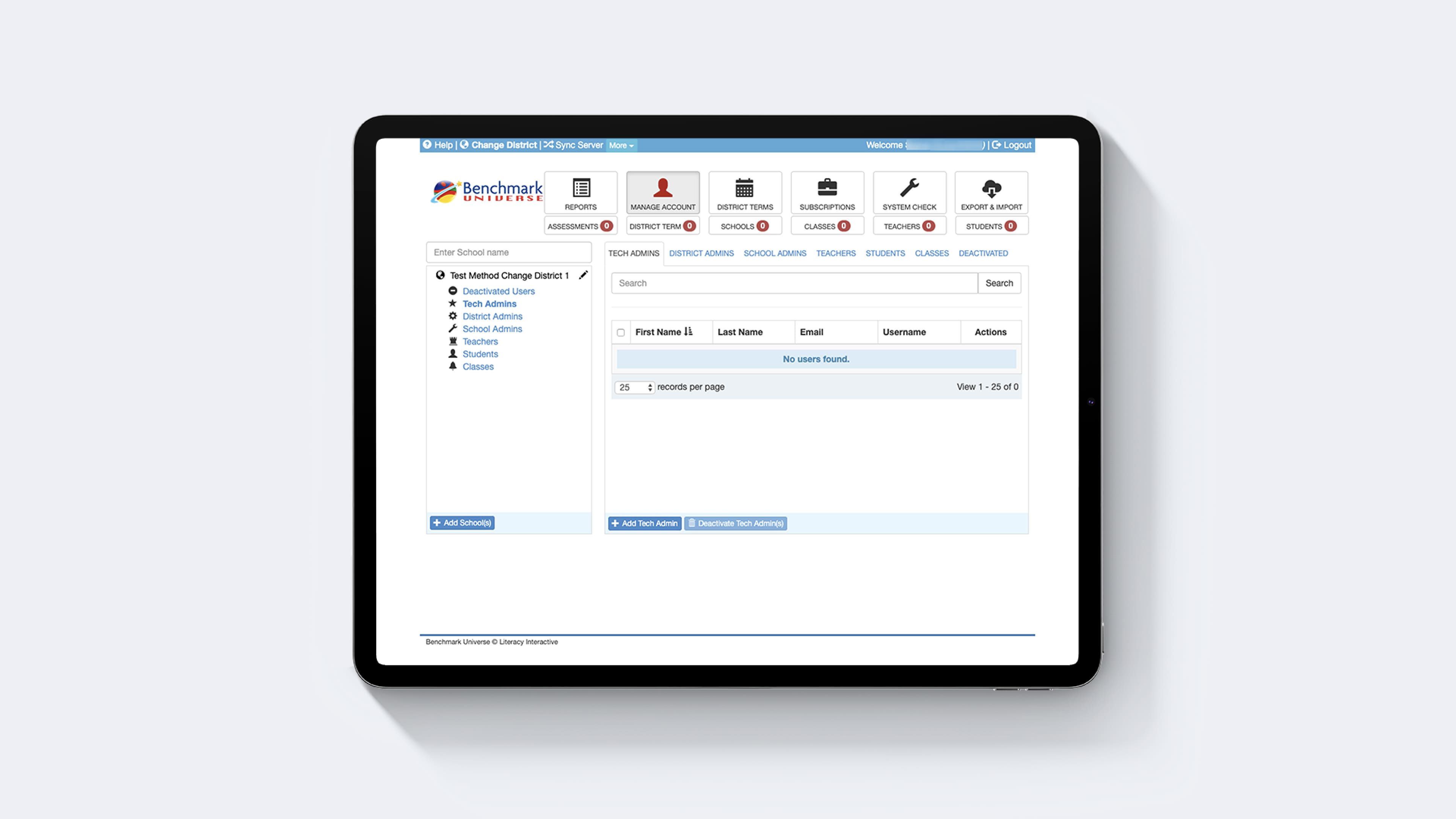 Benchmark project results