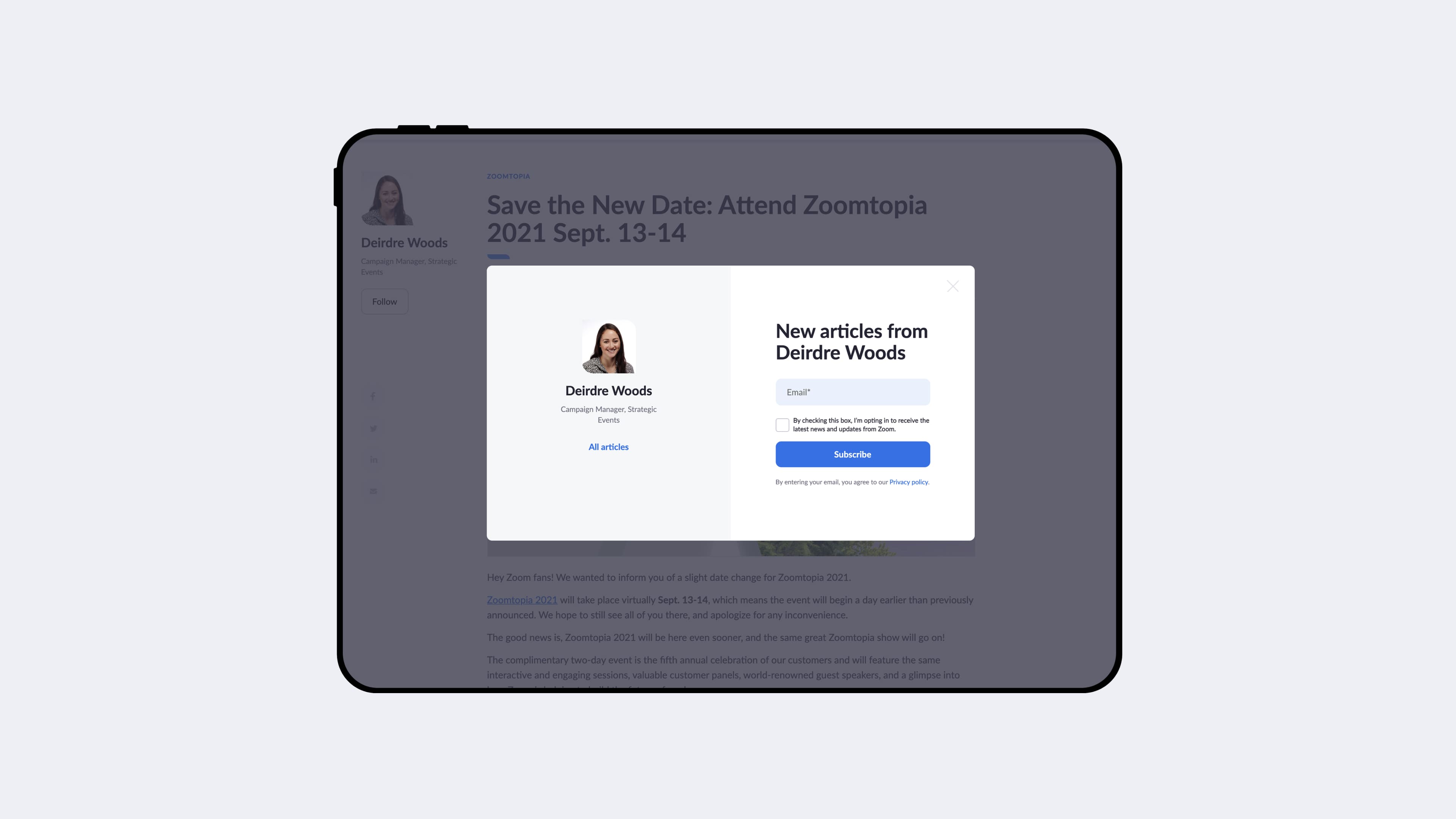 Zoom project Results