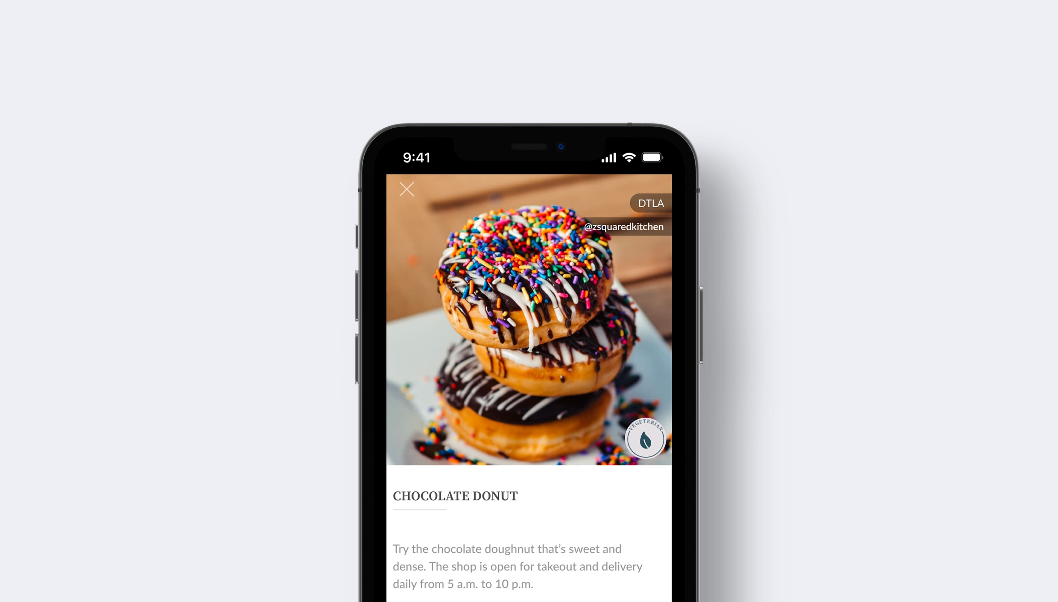 Off the menu project Results