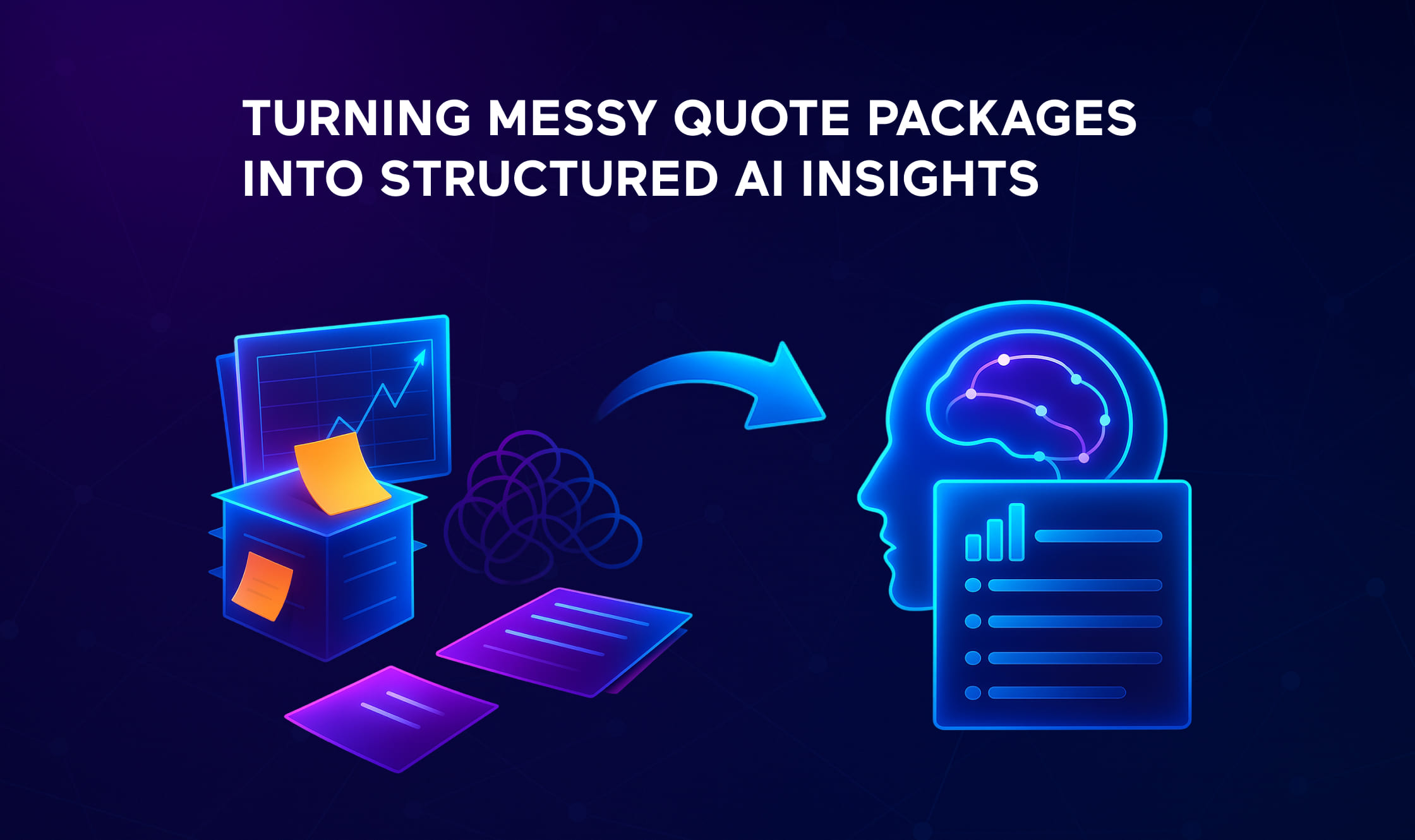 Turning Messy Quote Packages into Structured AI Insights