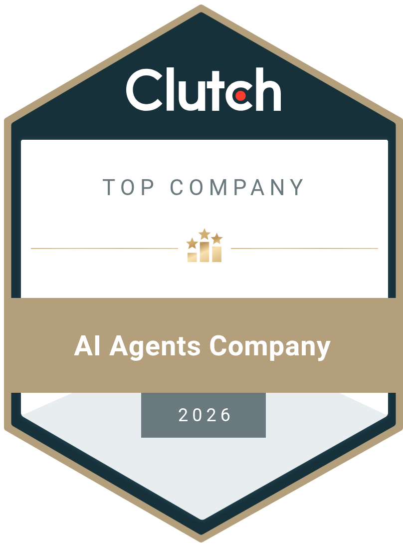 Top Clutch Ai Agents Company 2026 Award Top Clutch Ai Agents Company 2026 Award
